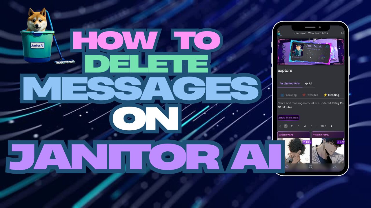 How to Delete Messages on Janitor AI img